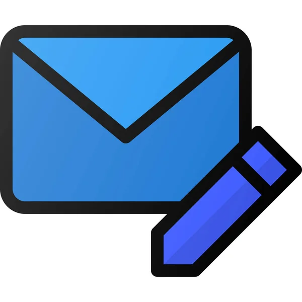 Mail Symbol Bearbeiten — Stockvektor