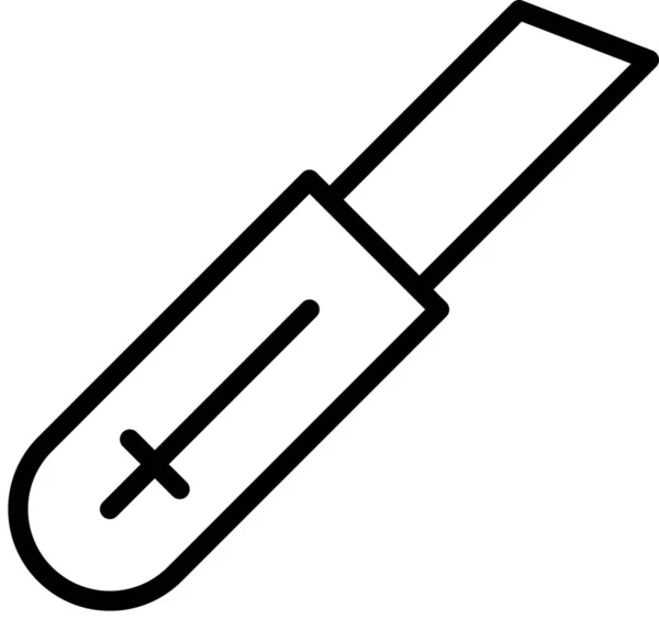 轮廓线型刀片结构图标 — 图库矢量图片