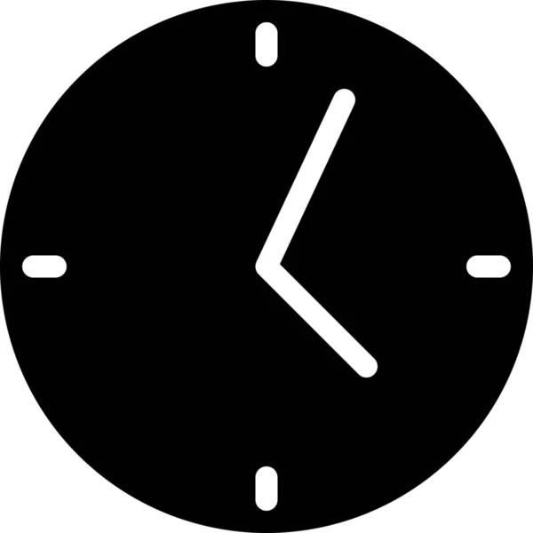 Ρολόι Εικονίδιο Ώρα Ημερομηνία — Διανυσματικό Αρχείο