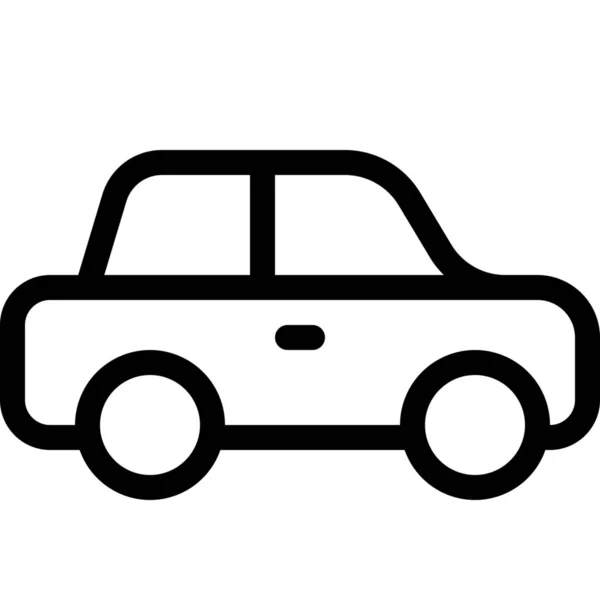 Ícone Passageiro Carro Automático Veículos Modos Transporte Categoria — Vetor de Stock