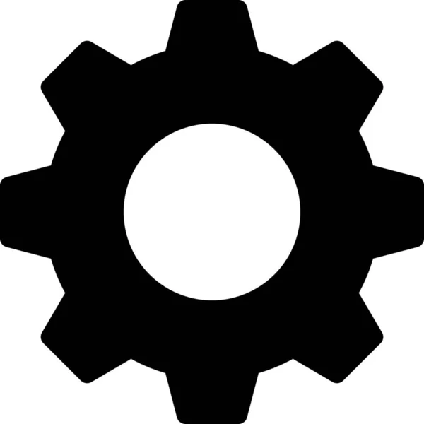 Engrenage Mécanique Ensemble Icône — Image vectorielle