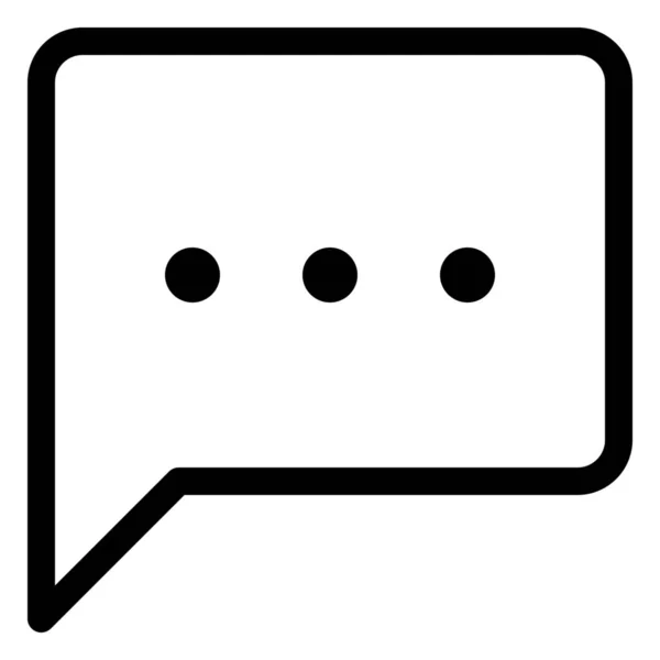 Bubble Chat Kommentar Symbol — Stockvektor