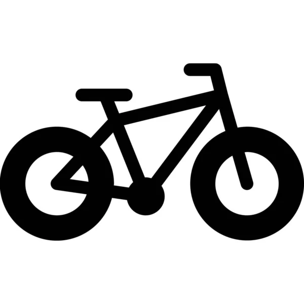 Bicicleta Ícone Cidade Bicicleta — Vetor de Stock