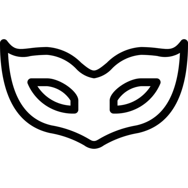 Ojo Incógnito Icono Máscara Categoría Mixta — Vector de stock