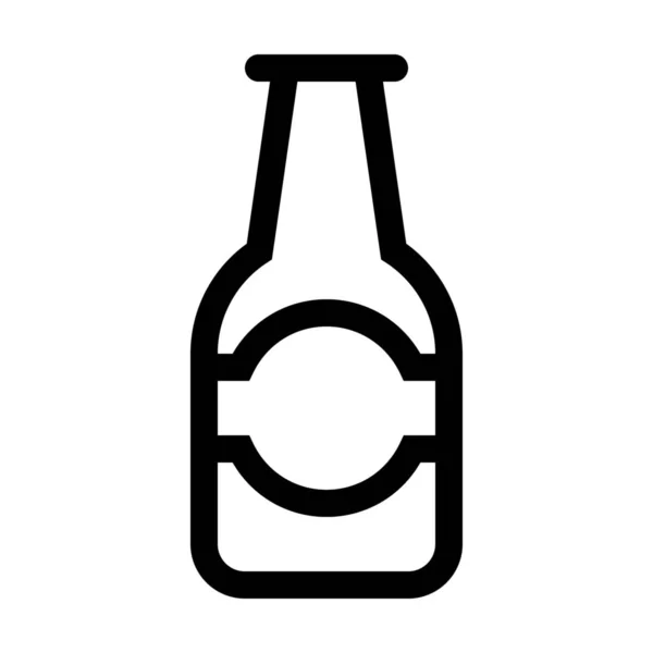 Alcohol Beer Beverage Icon Outline Style — Stock Vector