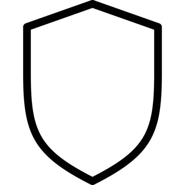 Τείχος Προστασίας Προστασία Εικονίδιο Στυλ Περίγραμμα — Διανυσματικό Αρχείο