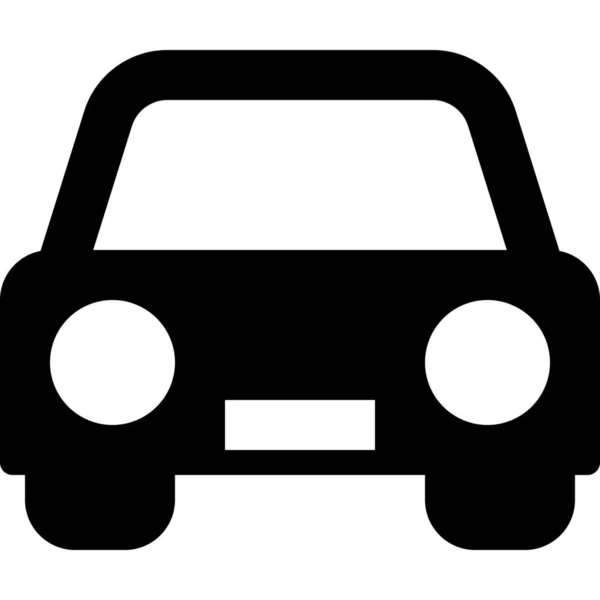 Auto Taxi Coche Icono — Vector de stock