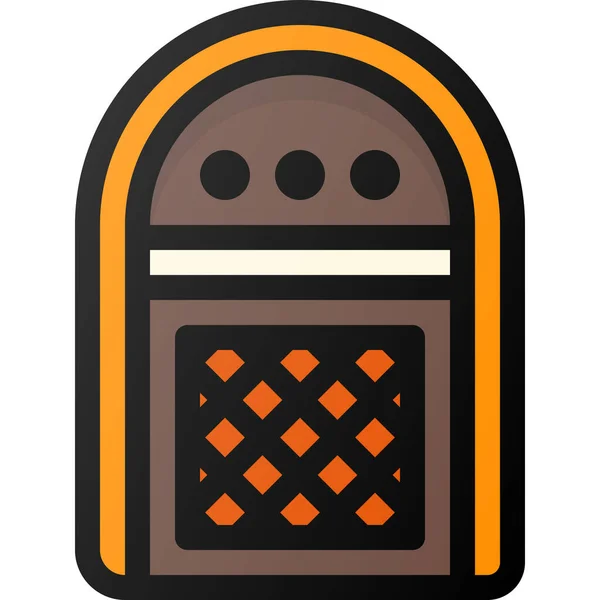 Juke Box Music Icon — стоковый вектор