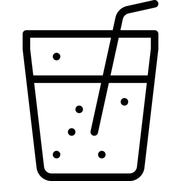 Drink Drinks Frisches Symbol Der Kategorie Food Drinks — Stockvektor