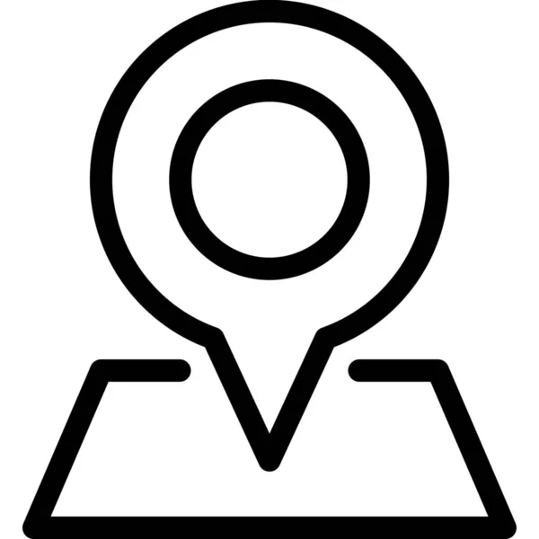 Geolocation Location Map Icon Karten Navigation Kategorie — Stockvektor