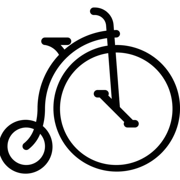 Cykelstadsikon Fordon Och Transportsätt — Stock vektor