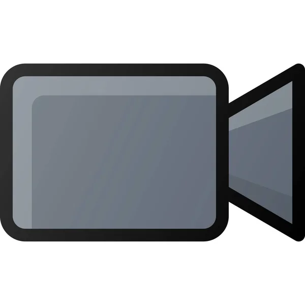 Icône Caméra Vidéo Icône — Image vectorielle