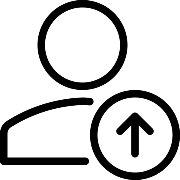 Profil Symbol Für Kontoinformationen — Stockvektor