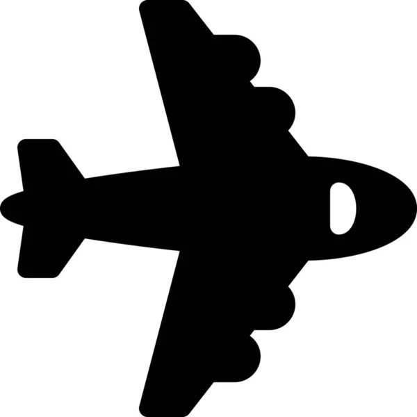 Ikona Płaszczyzny Lotu — Wektor stockowy