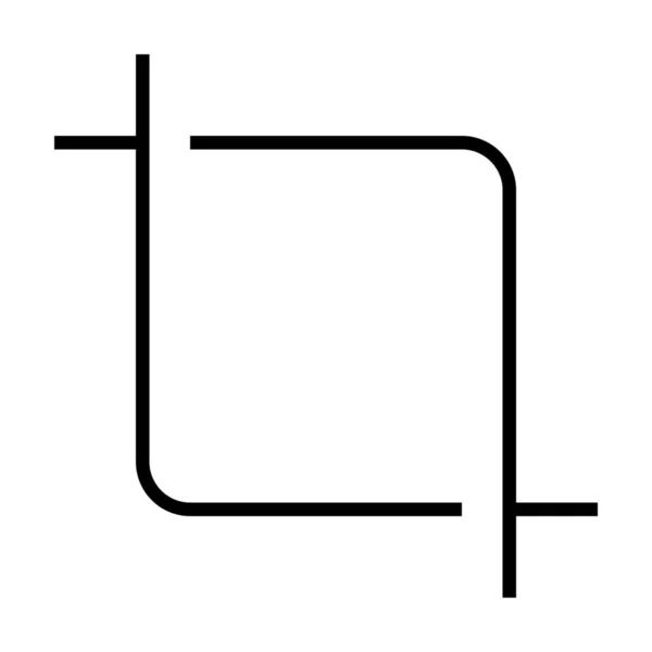 Ernte Design Image Symbol Outline Stil — Stockvektor