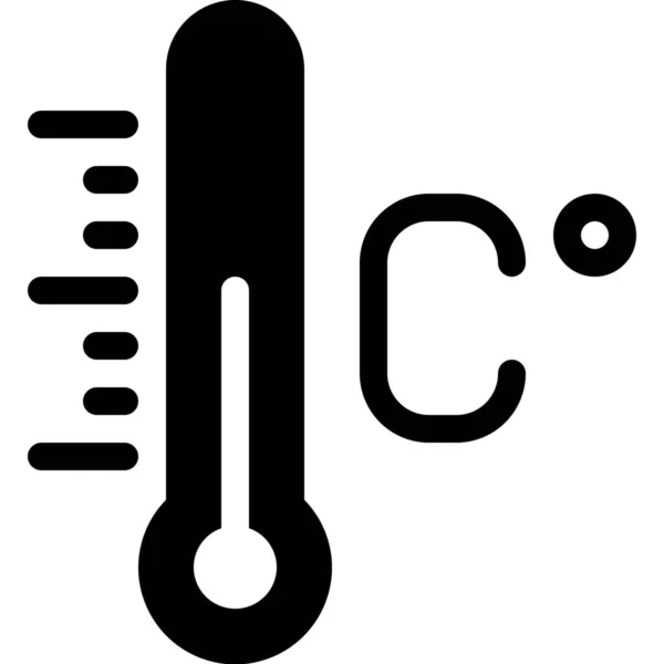 Celsius Vorhersage Temperatur Symbol — Stockvektor