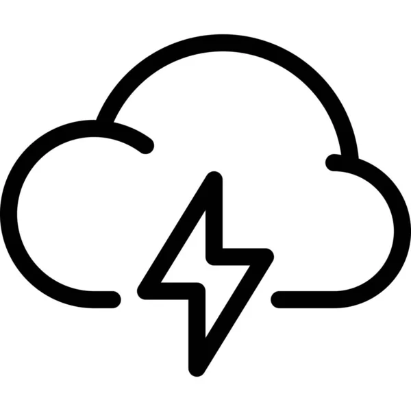 Nube Datos Icono Rápido — Vector de stock