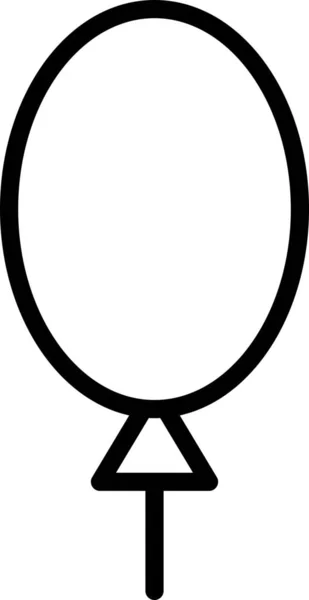 Ikona Vzduchového Balónu Kategorii Smíšené — Stockový vektor