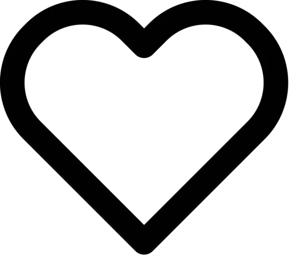 Иконка Любимого Сердца Смешанной Категории — стоковый вектор