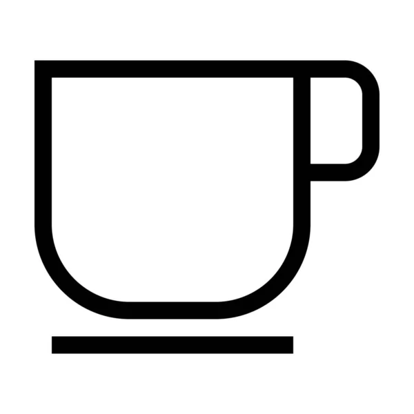 Иконка Кафе Стиле Outline — стоковый вектор