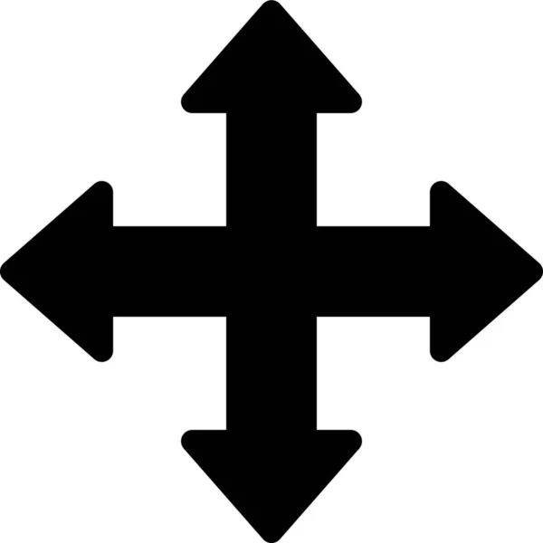 Click Cursor Directions Icon — стоковый вектор