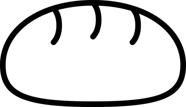 Иконка Хлебной Муки Стиле Контура — стоковый вектор