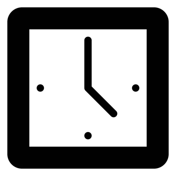 Uhr Datum Stunde Symbol — Stockvektor