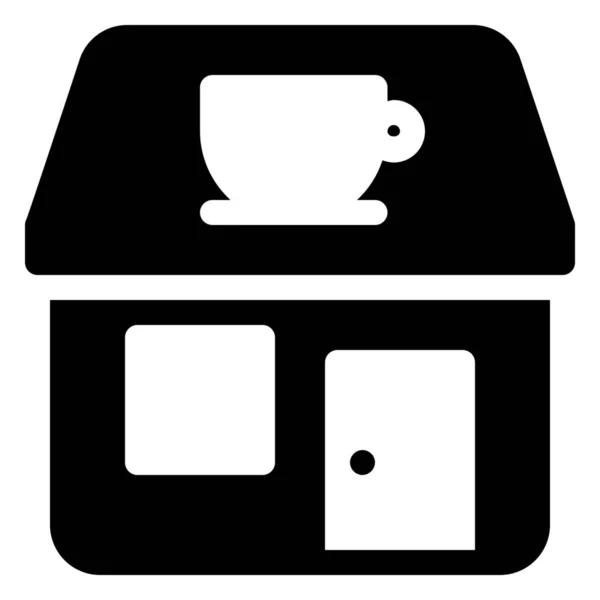 Ikona Elementu Kawy Miejskiej — Wektor stockowy