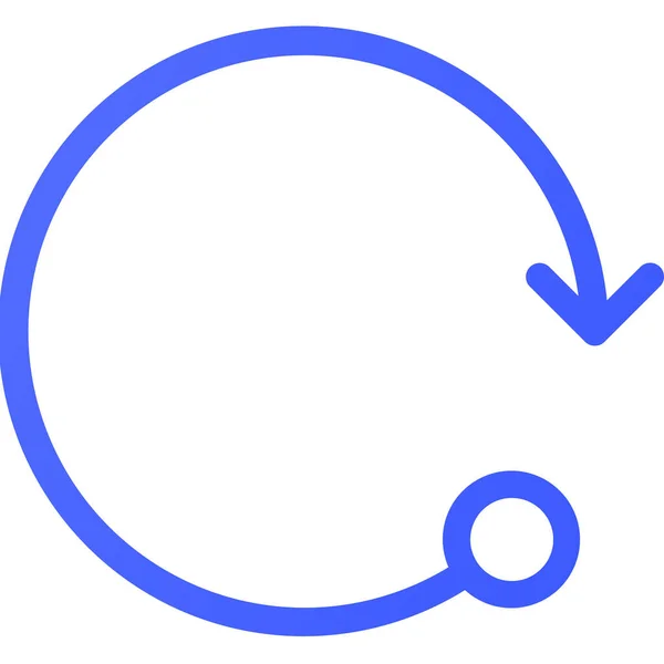 Arrow Circle Retry Icon Arrows Category — Stock Vector