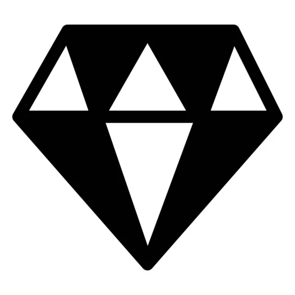 Icono Inversión Finanzas Diamantes Categoría Negocios Gestión — Archivo Imágenes Vectoriales