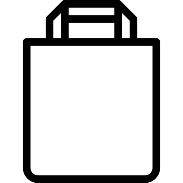 Bolsa Comercio Electrónico Icono Tienda Categoría Compras Commerce — Vector de stock