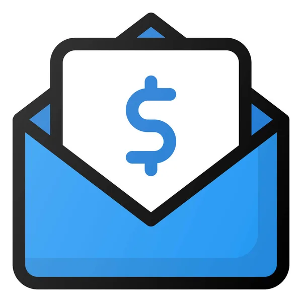 Email Invoice Mail Icon — Stock Vector