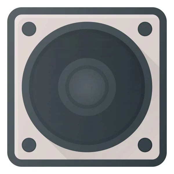 Audio Musik Sound Symbol Ausgefüllten Outline Stil — Stockvektor