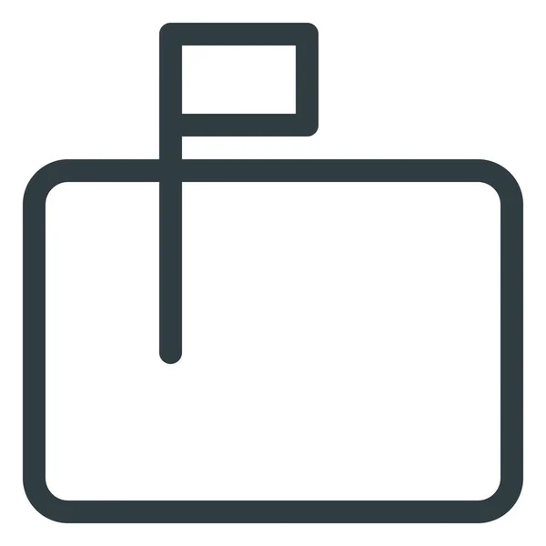 Box Delivery Email Icon Outline Style — ストックベクタ