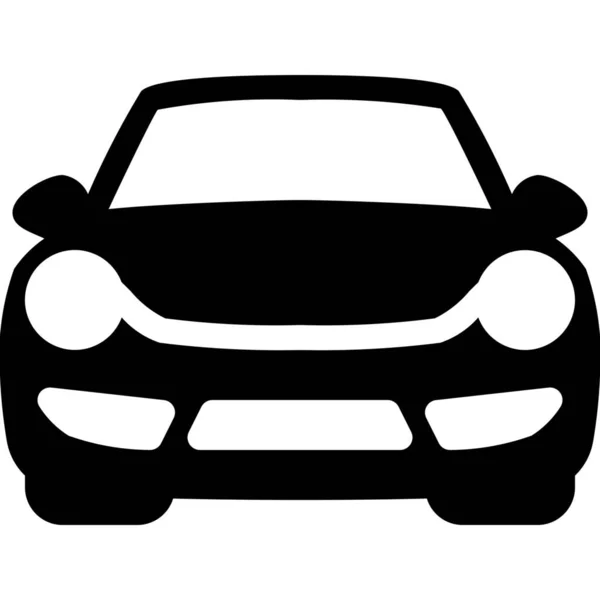 Auto Taxi Coche Icono — Vector de stock