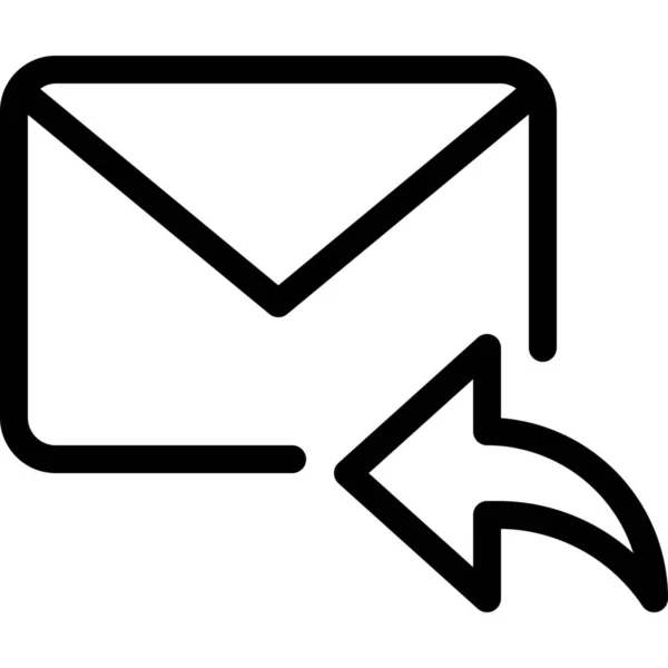 Email Εικονίδιο Επανάληψης Αλληλογραφίας Στην Κατηγορία Υποδομής — Διανυσματικό Αρχείο