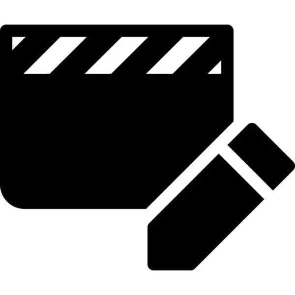 Clip Modificare Icona Del Film Nella Categoria Film Video — Vettoriale Stock