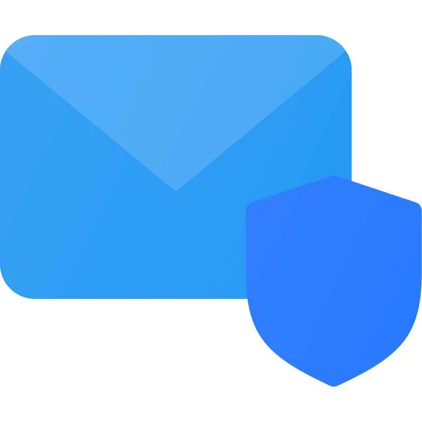 Email Protect Securemail Icon Infrastructure Category — Vetor de Stock