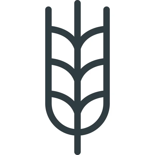 Diät Getreide Symbol Outline Stil — Stockvektor