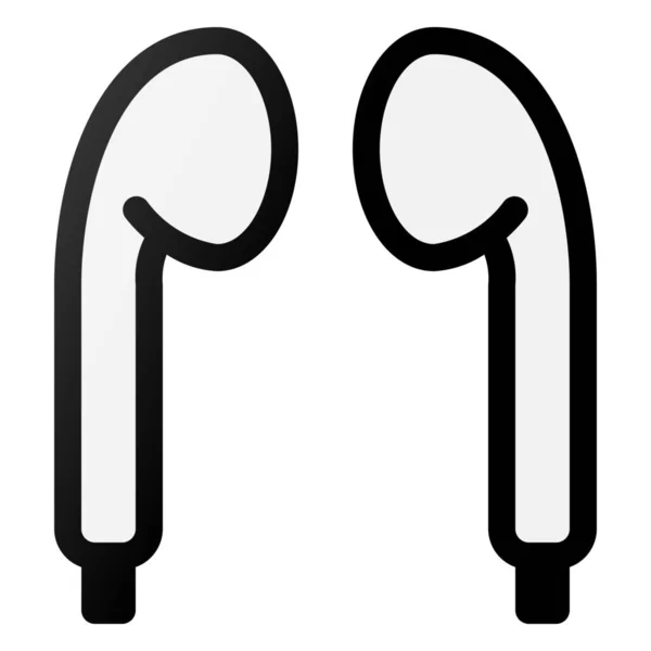 Symbol Für Headset Sound — Stockvektor