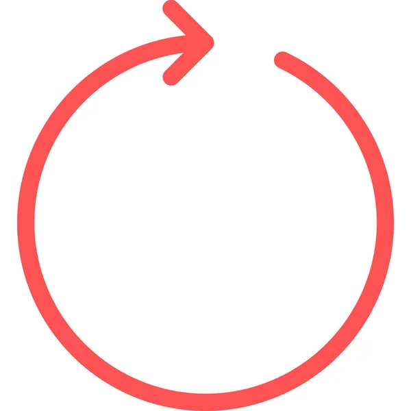 Pfeilkreis Symbol Aktualisieren — Stockvektor