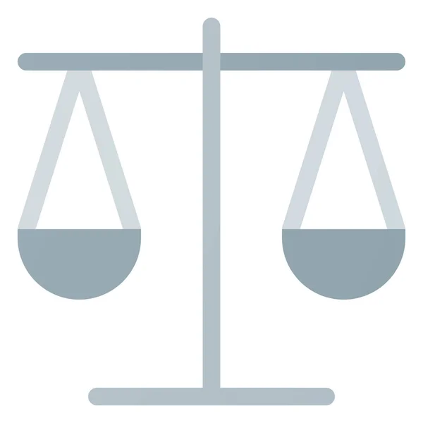 Egyensúly Egyenlő Igazságosság Ikon Üzleti Menedzsment Kategóriában — Stock Vector