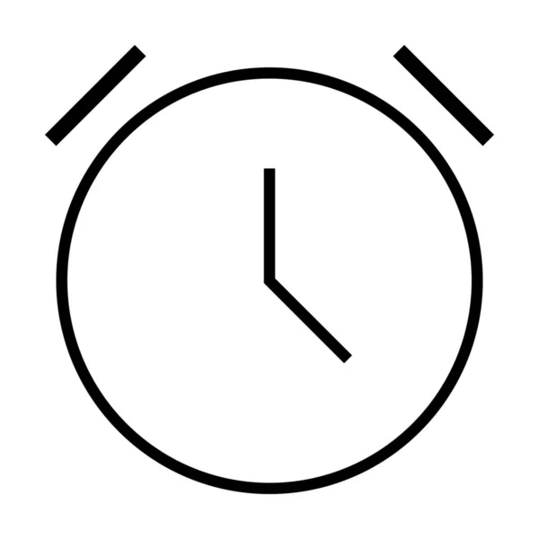 Alarmklok Stopwatch Pictogram Tekens Symbolen Categorie — Stockvector