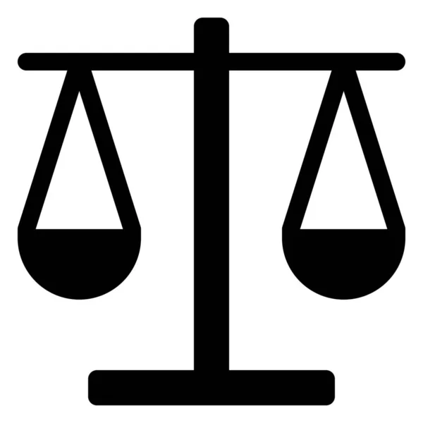 Équilibre Justice Égale Icône Dans Catégorie Entreprise Gestion — Image vectorielle