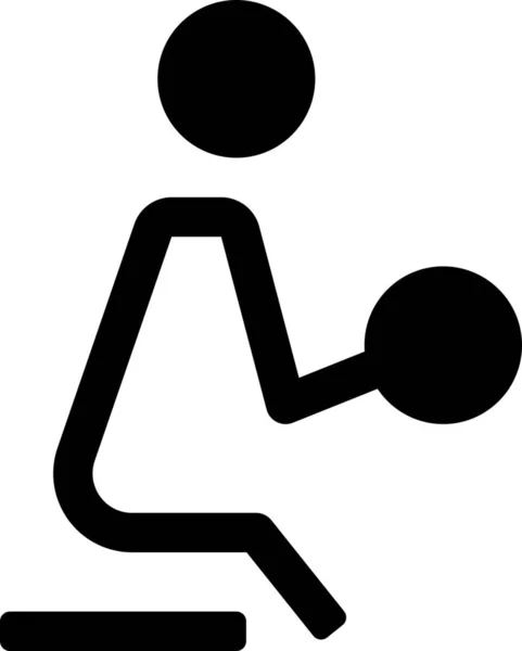 Спортсмен Спортивний Значок Категорії Змішані — стоковий вектор