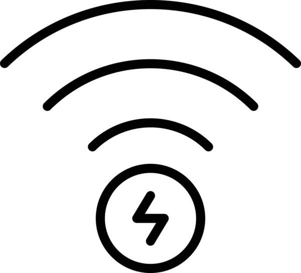 Verbindung Elektrizität Energie Symbol — Stockvektor