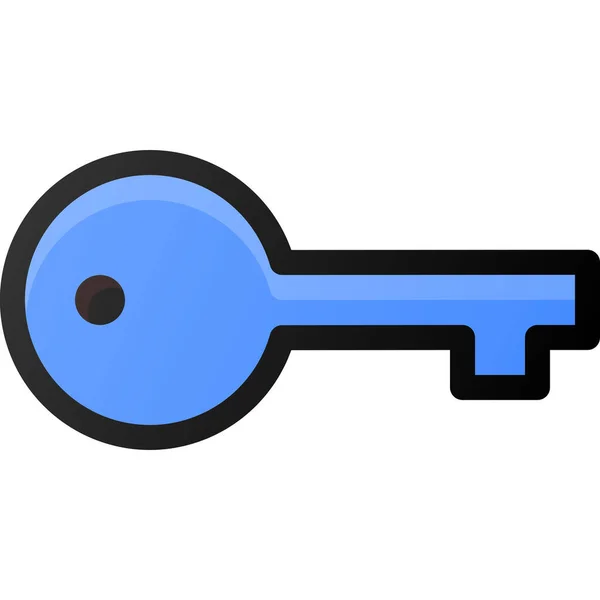 Key Open Pasword Icon — Stock Vector