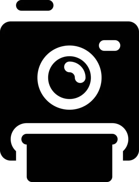 Camera Instant Photo Icon — Stock Vector