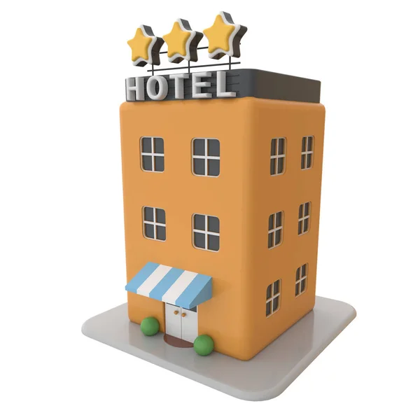 Hotel Travel Tourism Icon — Stock Photo, Image