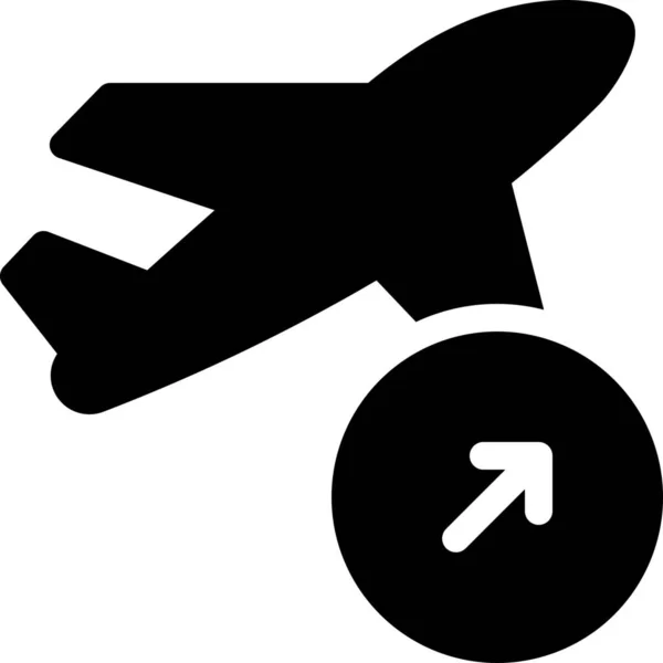 Volo Volare Icona — Vettoriale Stock